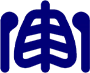 A blue image of the letters e and f.